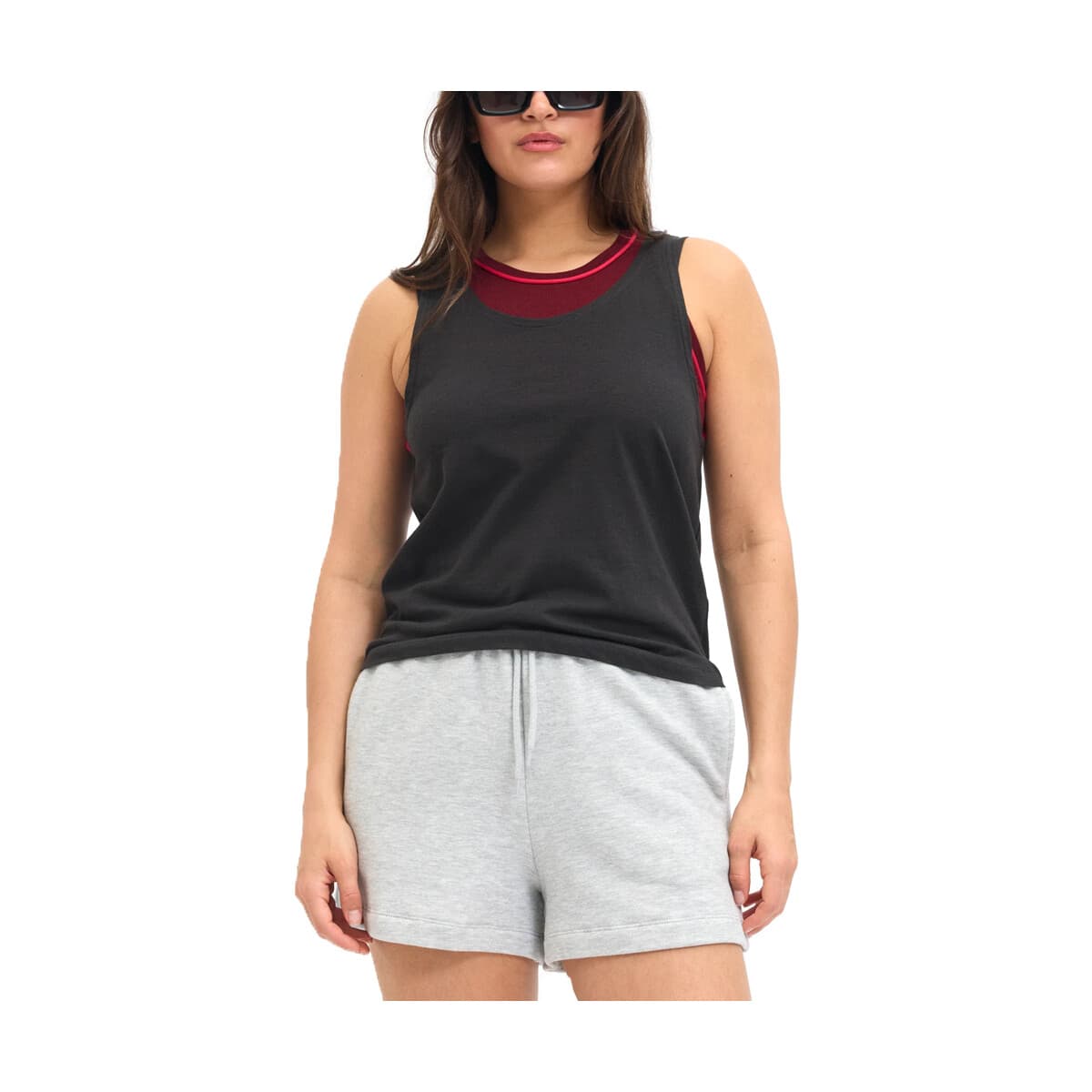 Αμάνικα/T-shirts χωρίς μανίκια JJXX JXCAM O NECK REGULAR FIT TANK TOP WOMEN