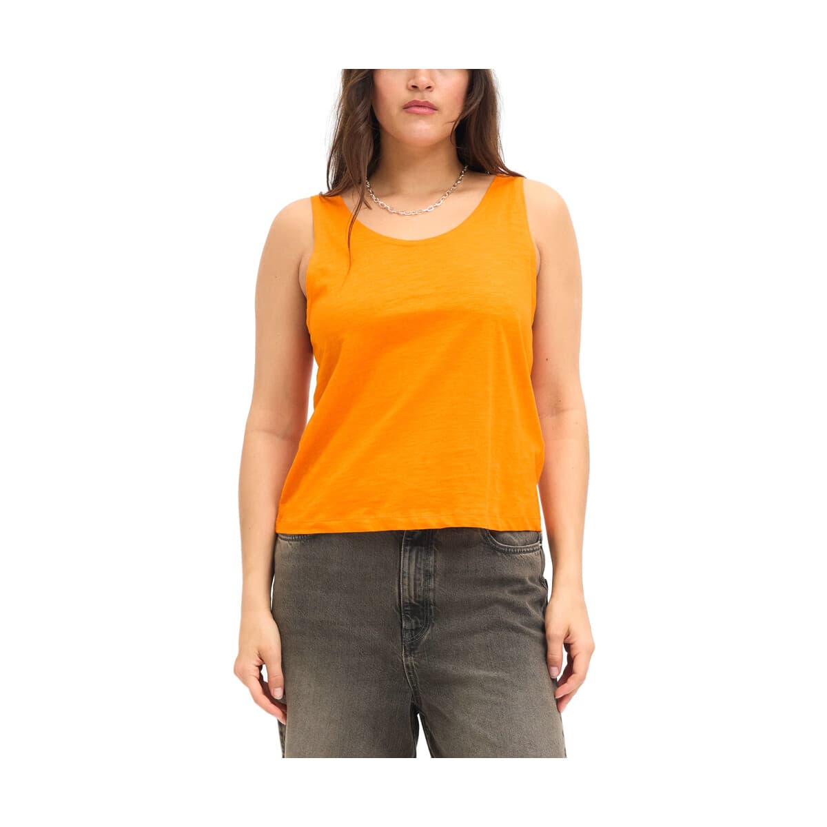 Αμάνικα/T-shirts χωρίς μανίκια JJXX JXCAM O NECK REGULAR FIT TANK TOP WOMEN