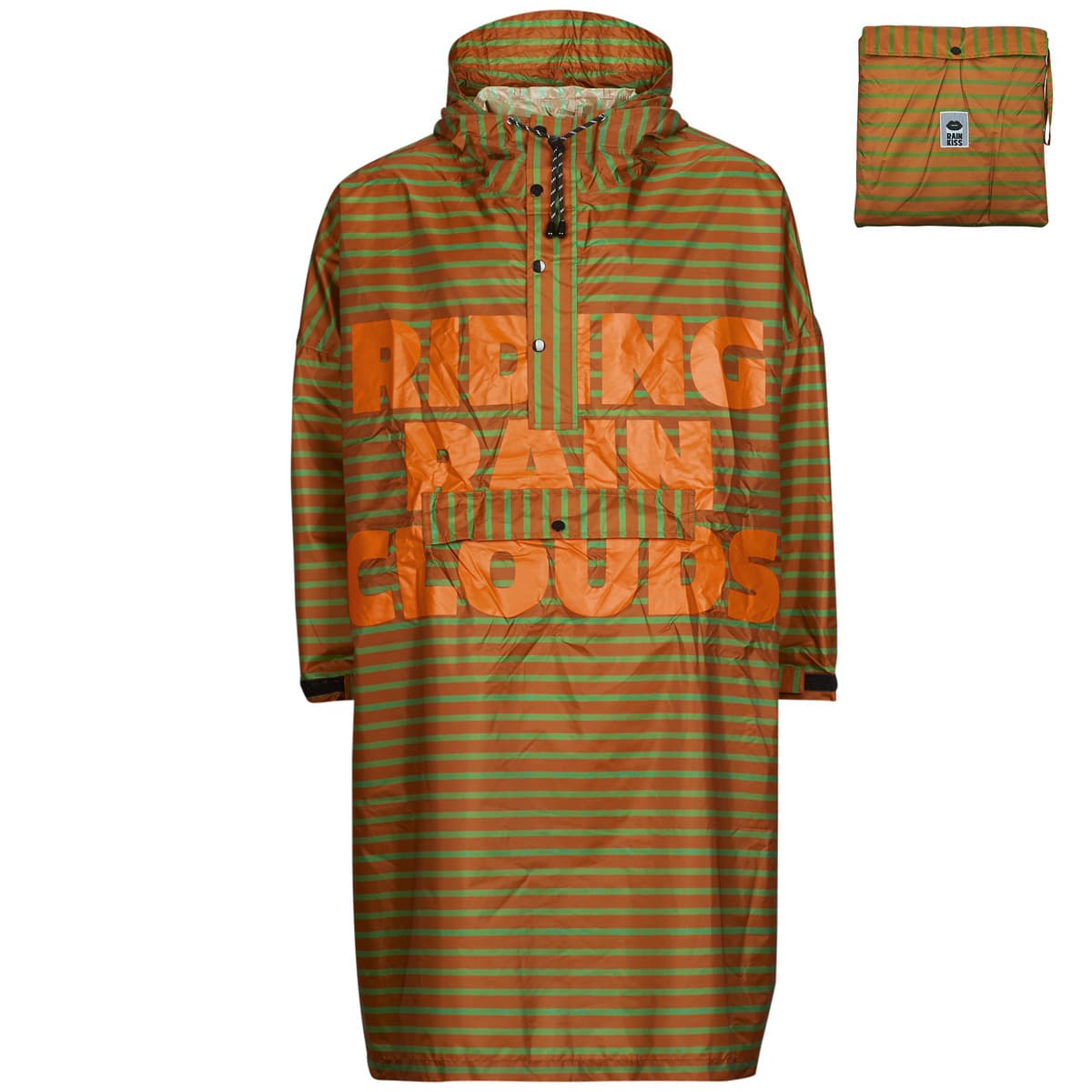 Αντιανεμικά Rainkiss BRETON BROWN GREEN TEXT