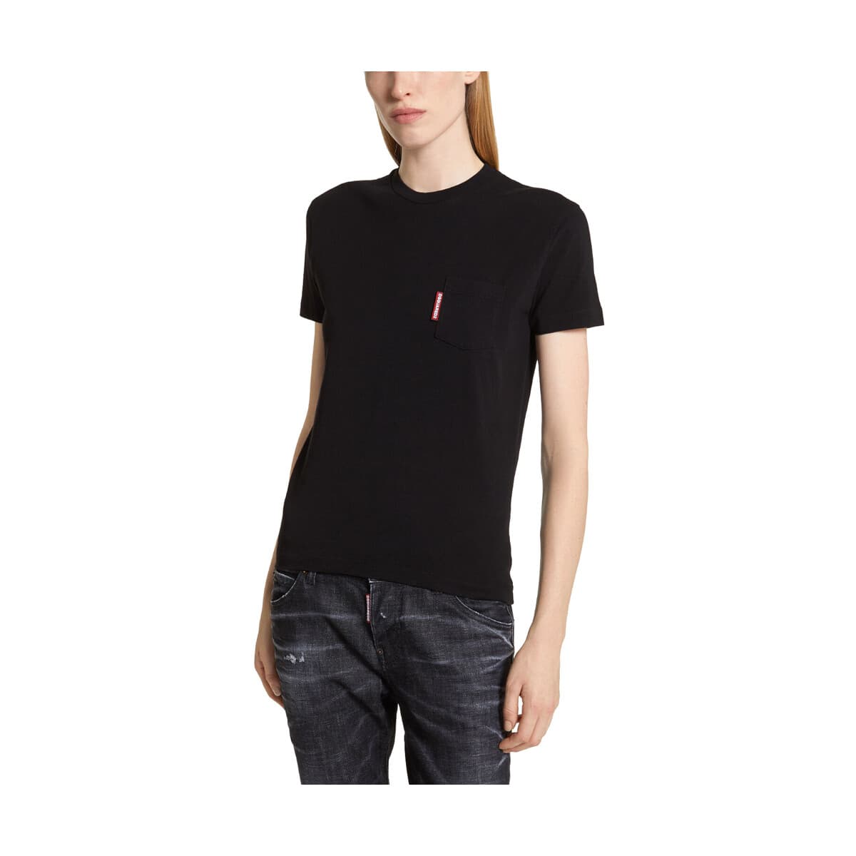 T-shirt με κοντά μανίκια Dsquared RED LABEL REGULAR FIT T-SHIRT WOMEN