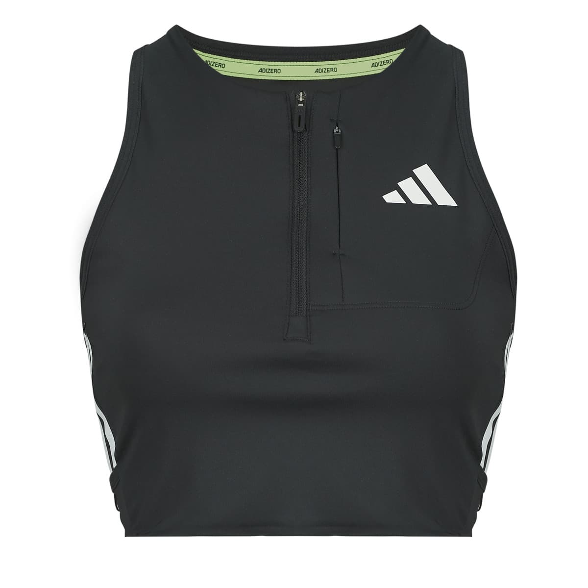 Αθλητικά μπουστάκια adidas Adizero Running Gel Pocket Crop Long-Sleeve Top