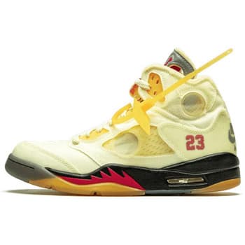 Ψηλά Sneakers Nike 5 Retro Off-White Sail