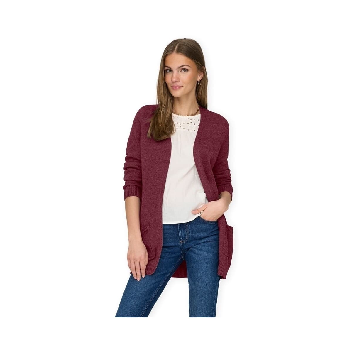 Μπουφάν / Ζακέτες Only Noos Lesly Cardigan - Zinfandel