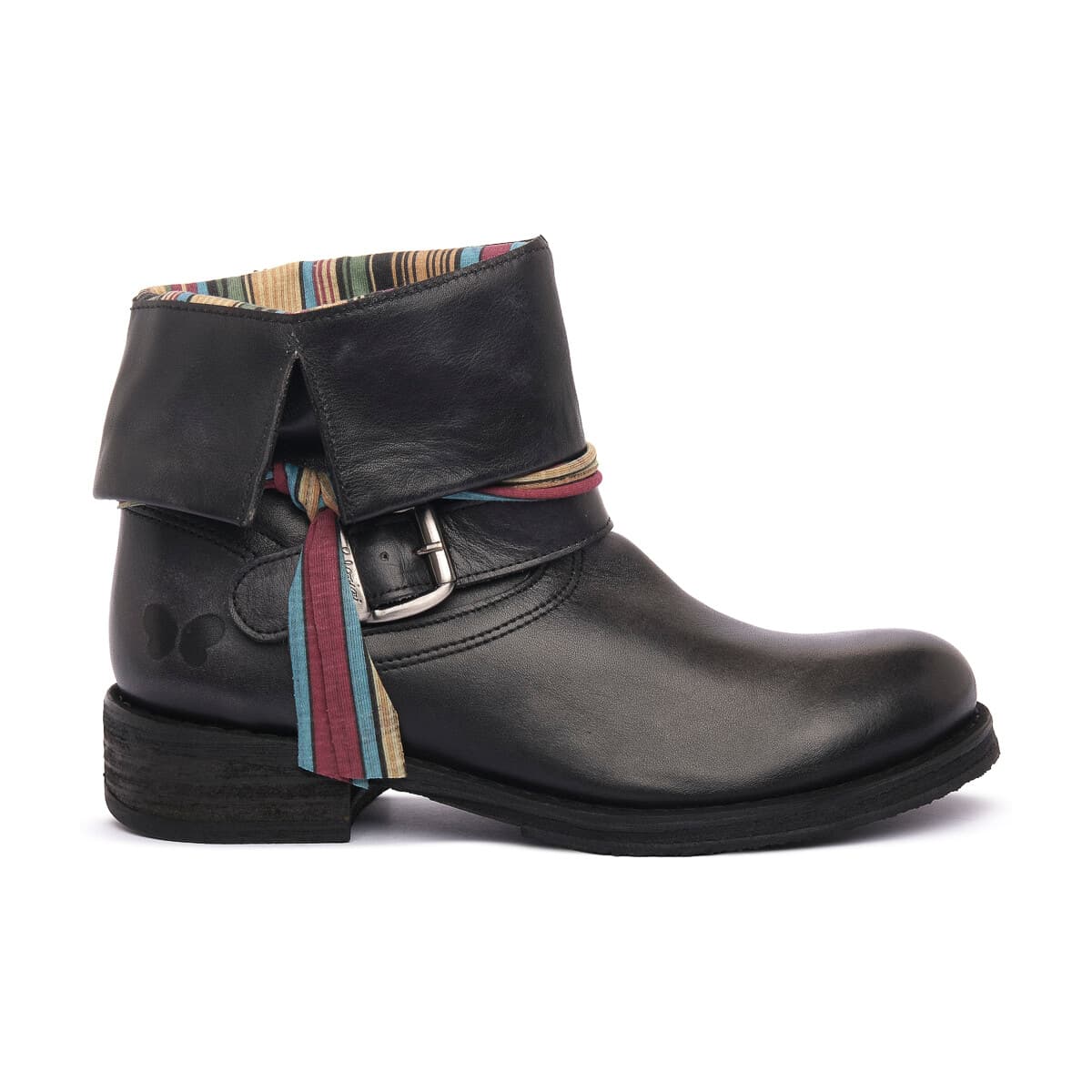Μποτάκια/Low boots Felmini BLACK LAVADO