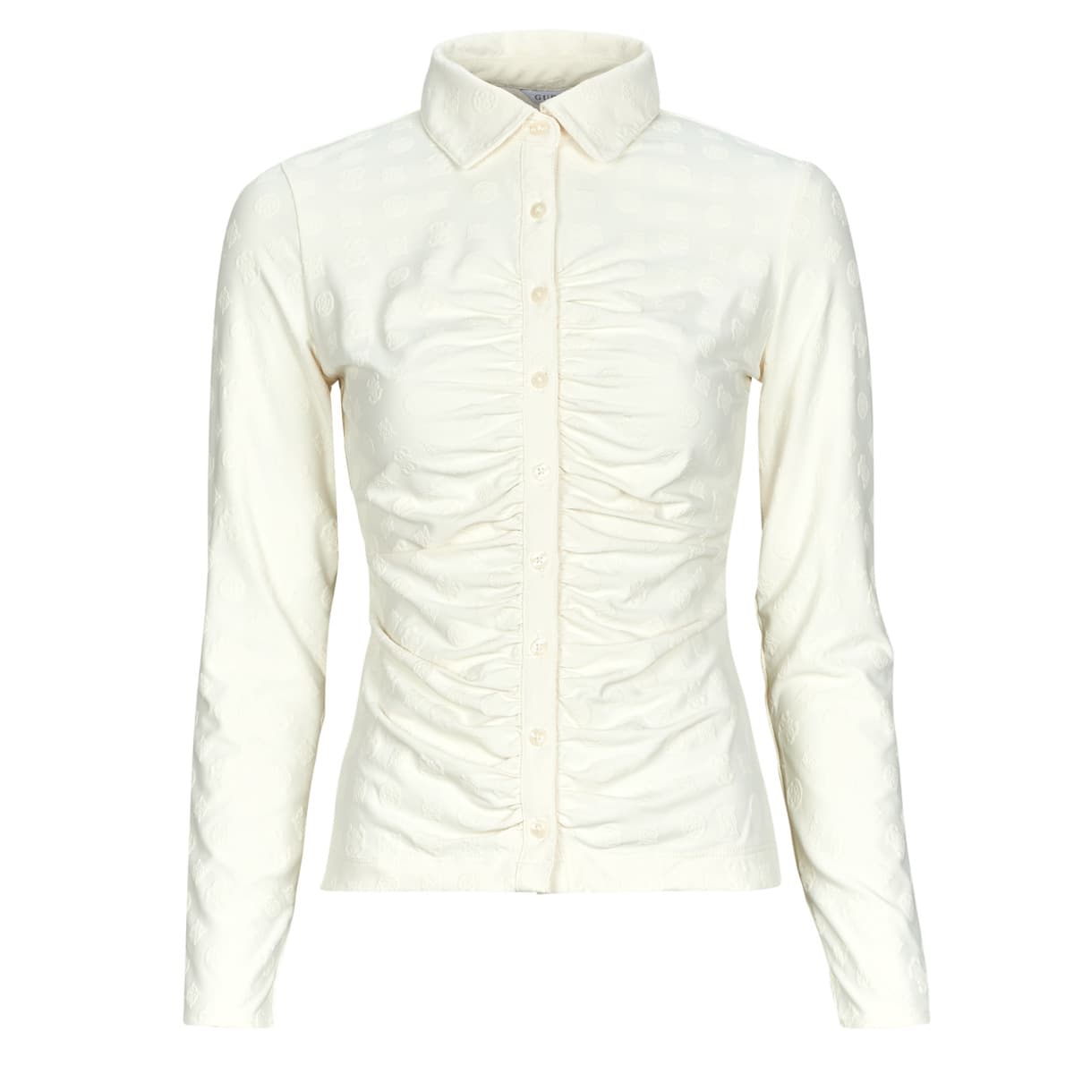 Πουκάμισα Guess LS SHIRRING NYNA