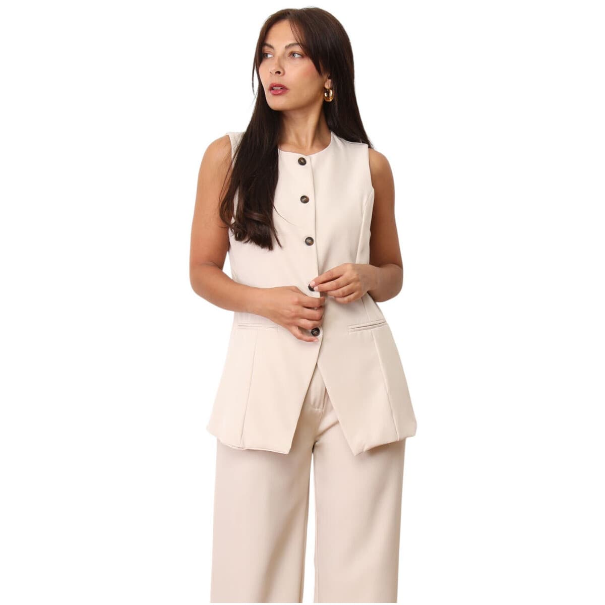 Γιλέκα κοστουμιού La Modeuse 76013_P179950