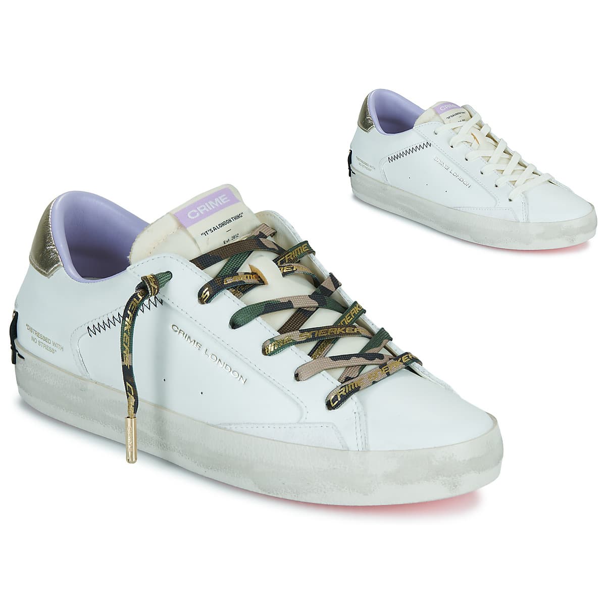 Xαμηλά Sneakers Crime London DISTRESSED