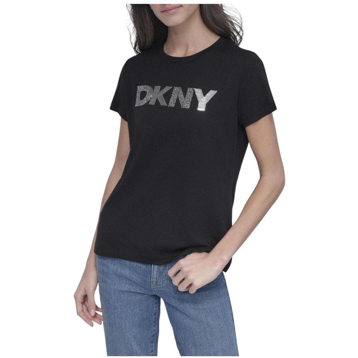 T-shirt με κοντά μανίκια Dkny DJ5T1423 BSV