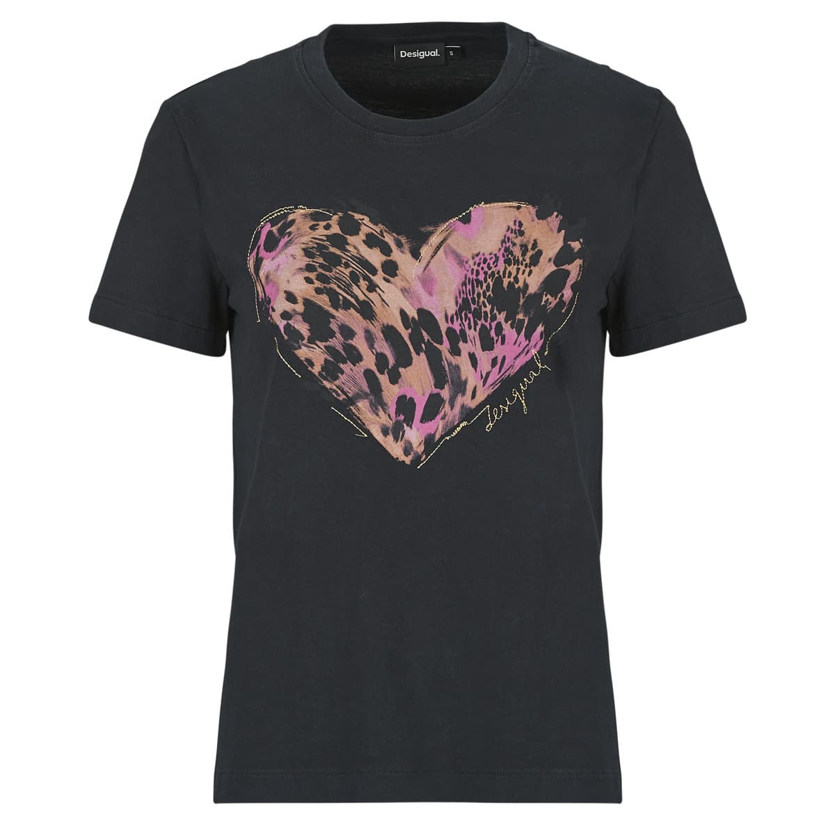 T-shirt με κοντά μανίκια Desigual TIGER COR