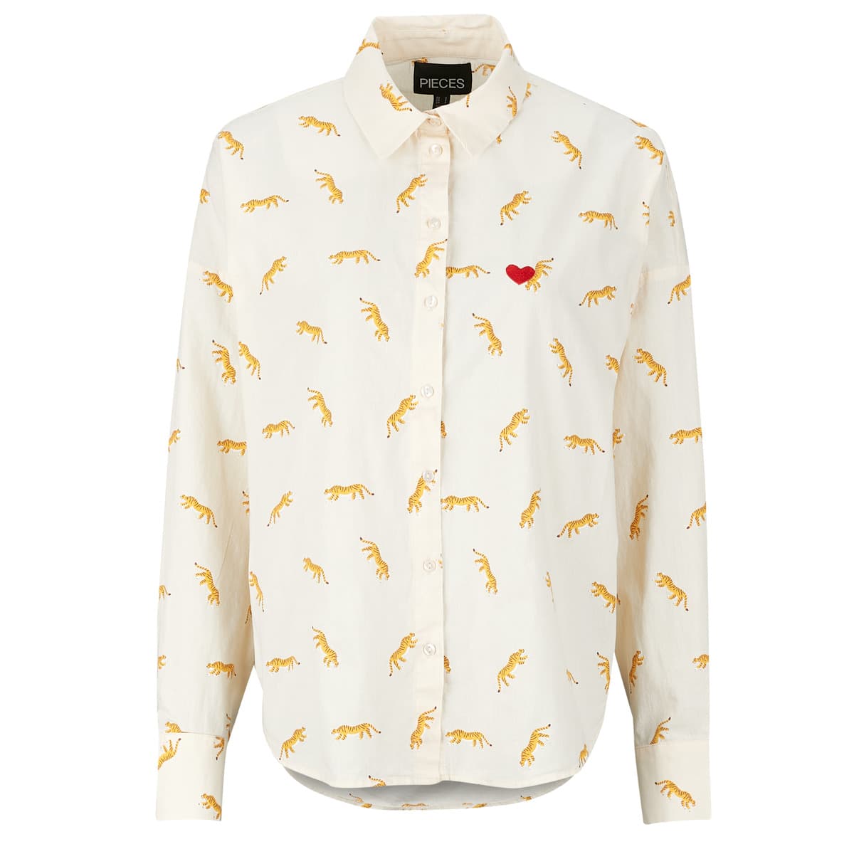 Πουκάμισα Pieces PCJANNA LS LOOSE AOP