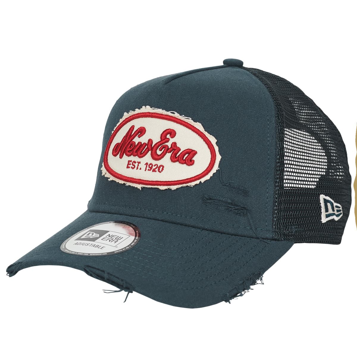 Κασκέτο New-Era OVAL CANVAS DISTRESS TRUCKER NEW ERA