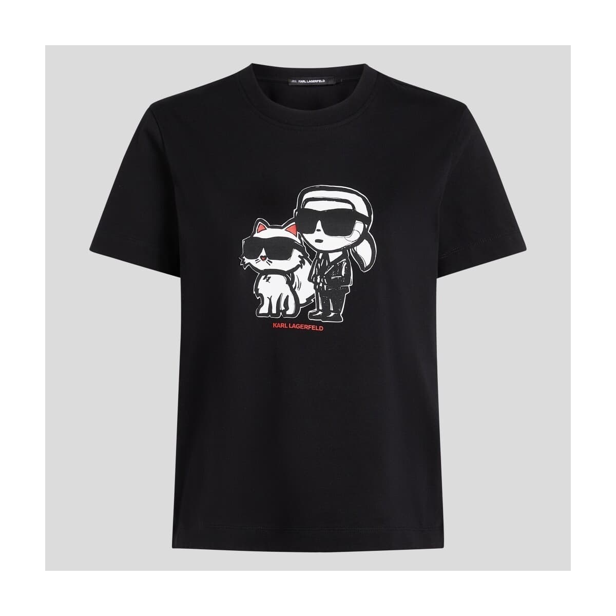 T-shirt με κοντά μανίκια Karl Lagerfeld IKON SKETCH DUO T-SHIRT