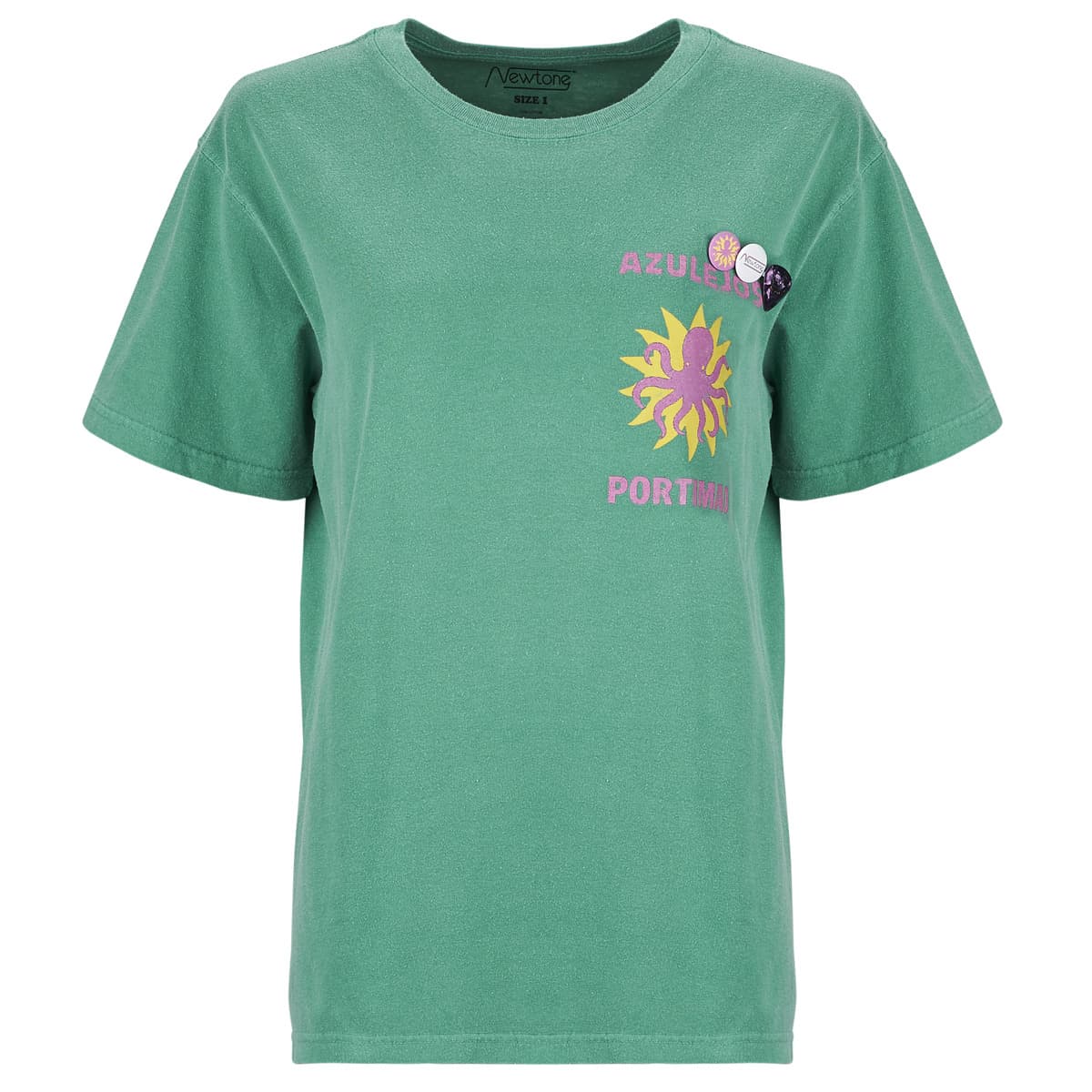 T-shirt με κοντά μανίκια Newtone AZUL TRUCKER