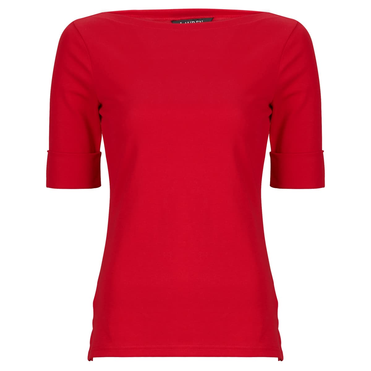 T-shirt με κοντά μανίκια Lauren Ralph Lauren JUDY-ELBOW SLEEVE-KNIT