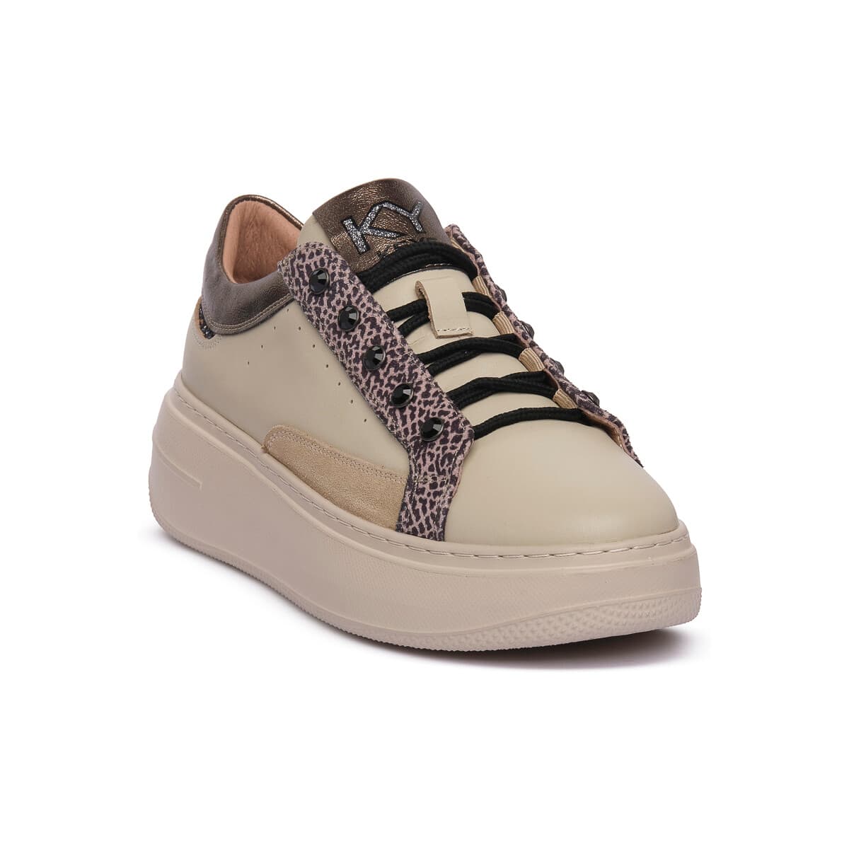 Xαμηλά Sneakers Keys BEIGE BRONZO