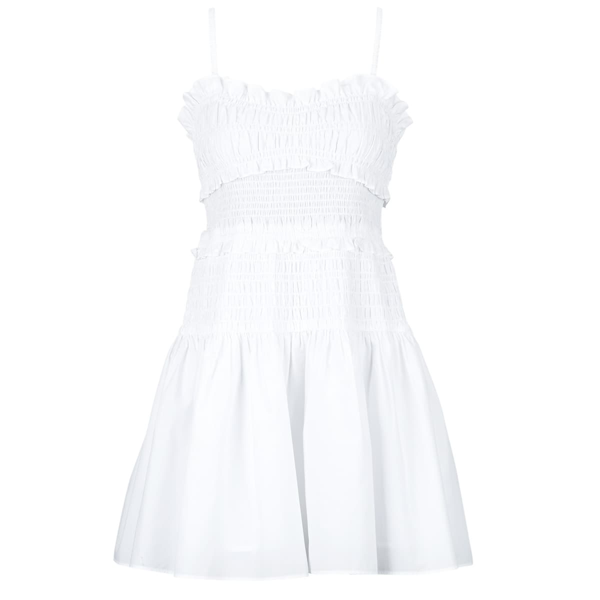 Κοντά Φορέματα MICHAEL Michael Kors POPLIN SMOCKED MINI DRESS