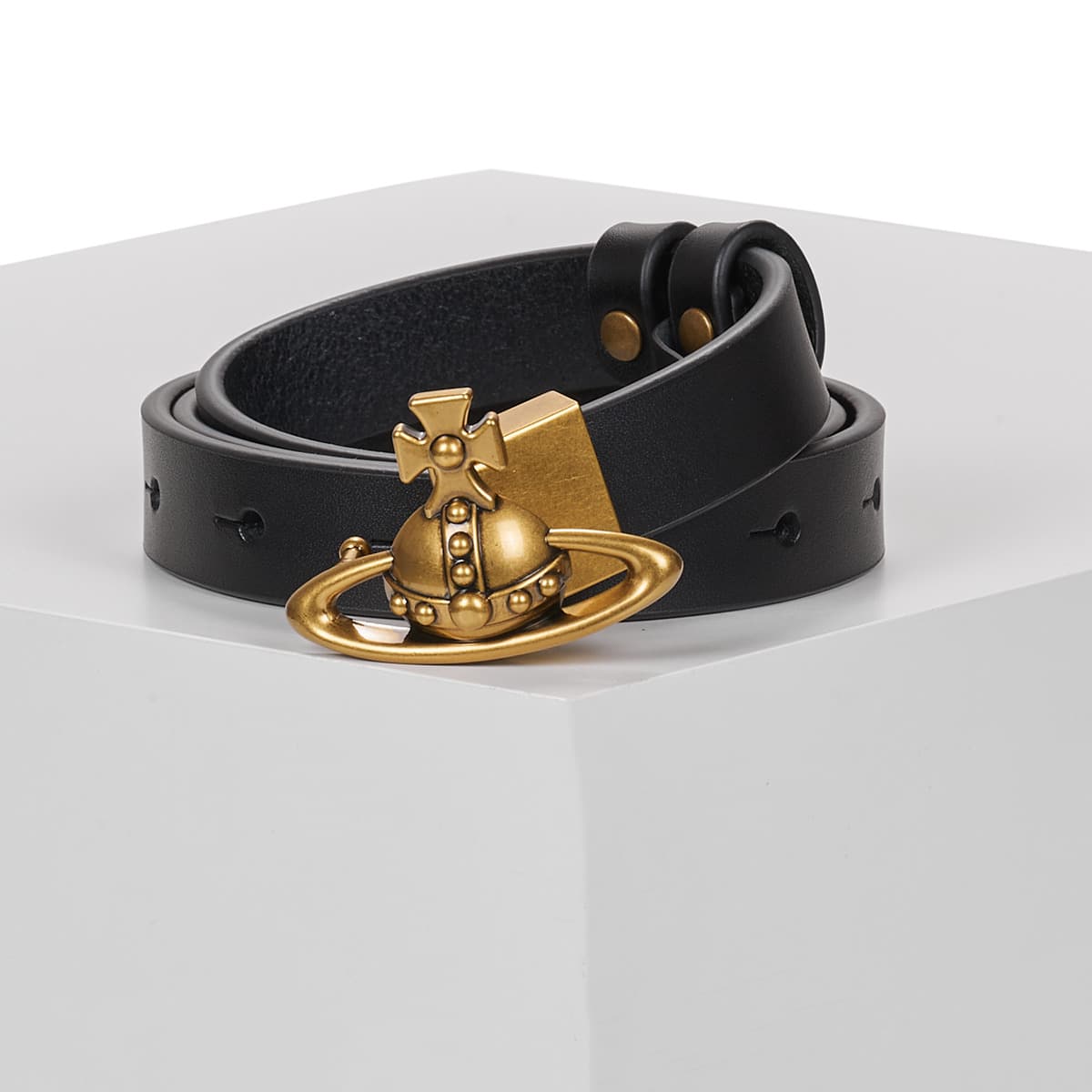 Ζώνη Vivienne Westwood SMALL ORB BUCKLE BELT