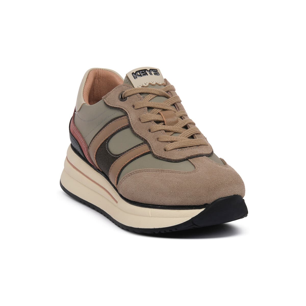 Xαμηλά Sneakers Keys TAUPE SILVIA