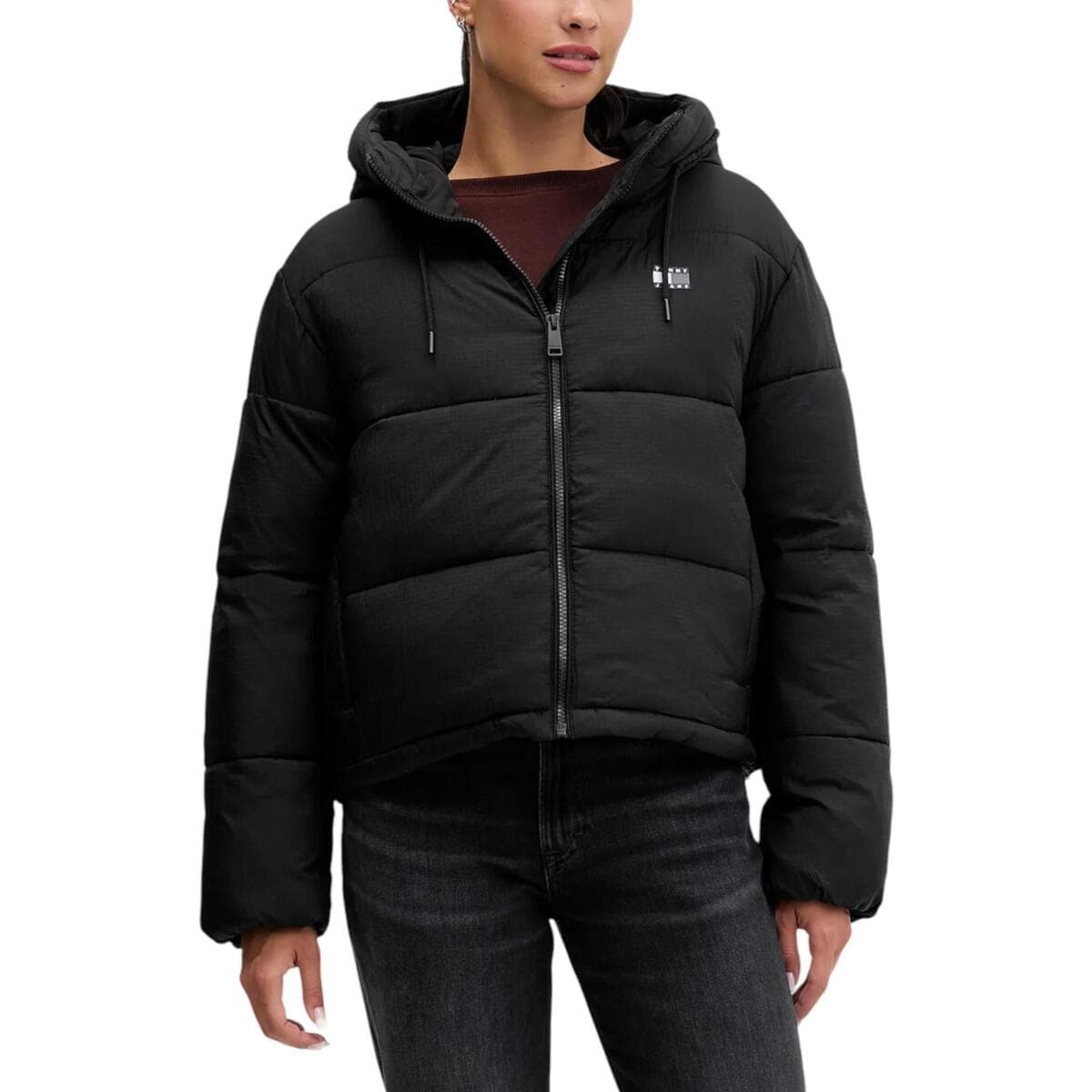 Χοντρό μπουφάν Tommy Hilfiger TJW HOODED PUFFER JA DW0DW21625