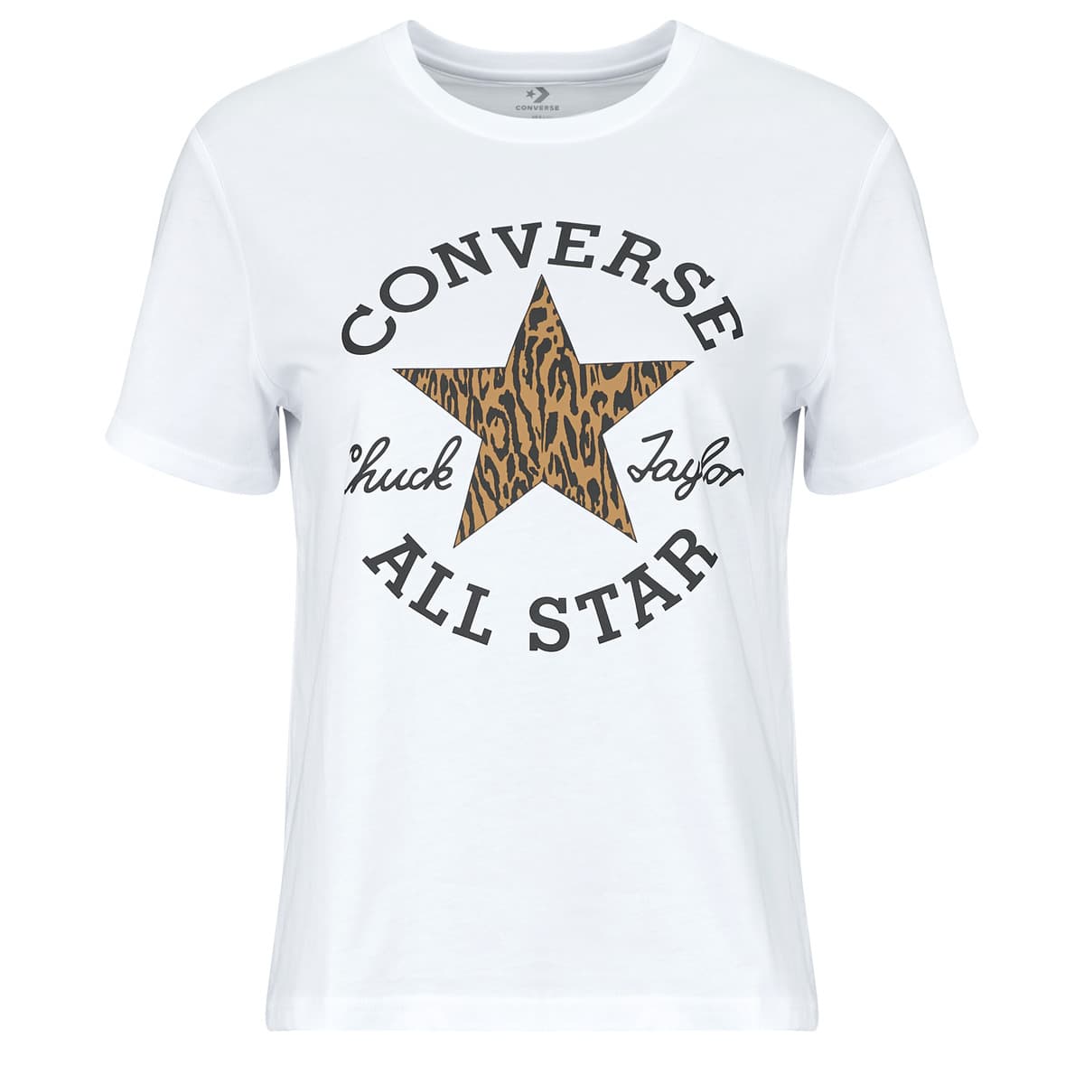T-shirt με κοντά μανίκια Converse ANIMAL PRINT INFILL STANDARD FIT TEE