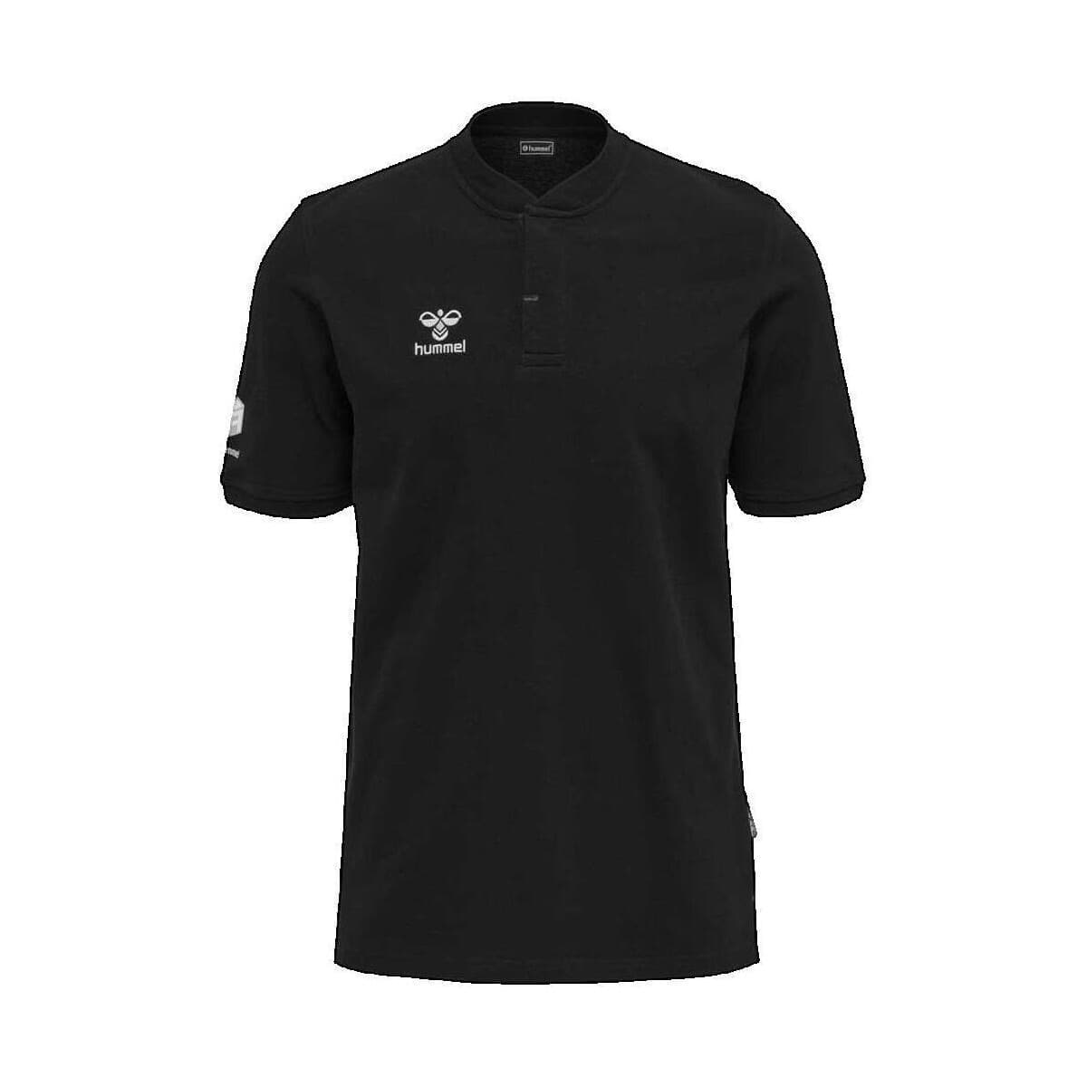 Πόλο με κοντά μανίκια hummel Polo Move Grid noir