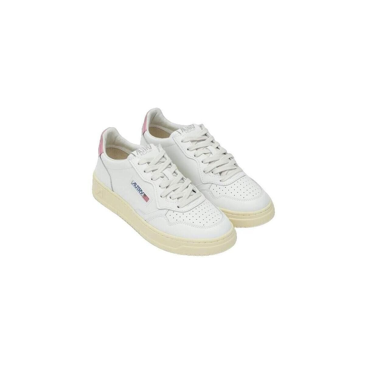 Xαμηλά Sneakers Autry Baskets Medalist en cuir blanc