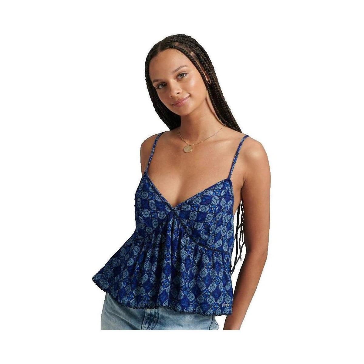 Μπλούζα Superdry Débardeur Vintage à motifs géométriques