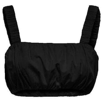 Μπλούζα Only Débardeur Rouge Col Carré en Coton