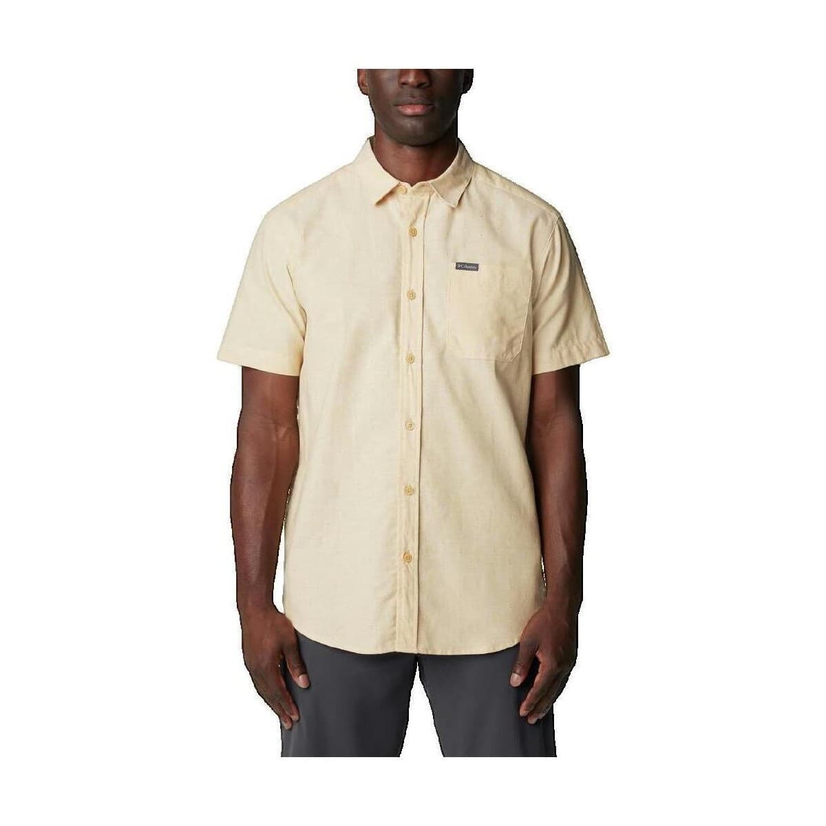 T-shirt με κοντά μανίκια Columbia T-shirt manches courtes jaune Rapid Rivers
