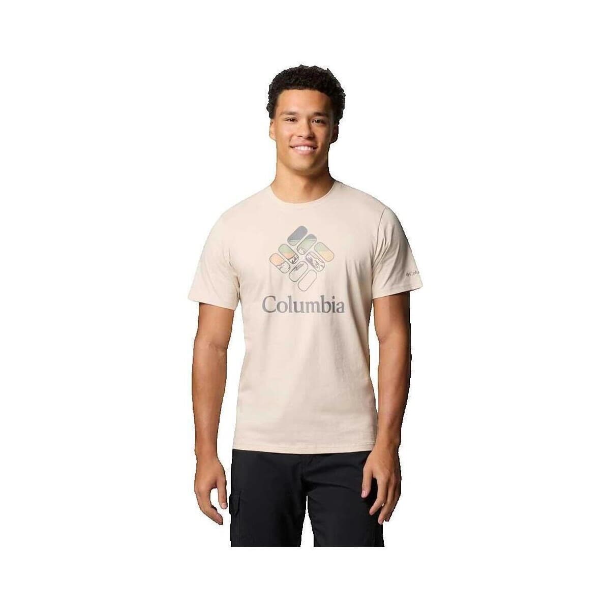 T-shirt με κοντά μανίκια Columbia T-shirt Rapid Ridge Graphic Tee beige