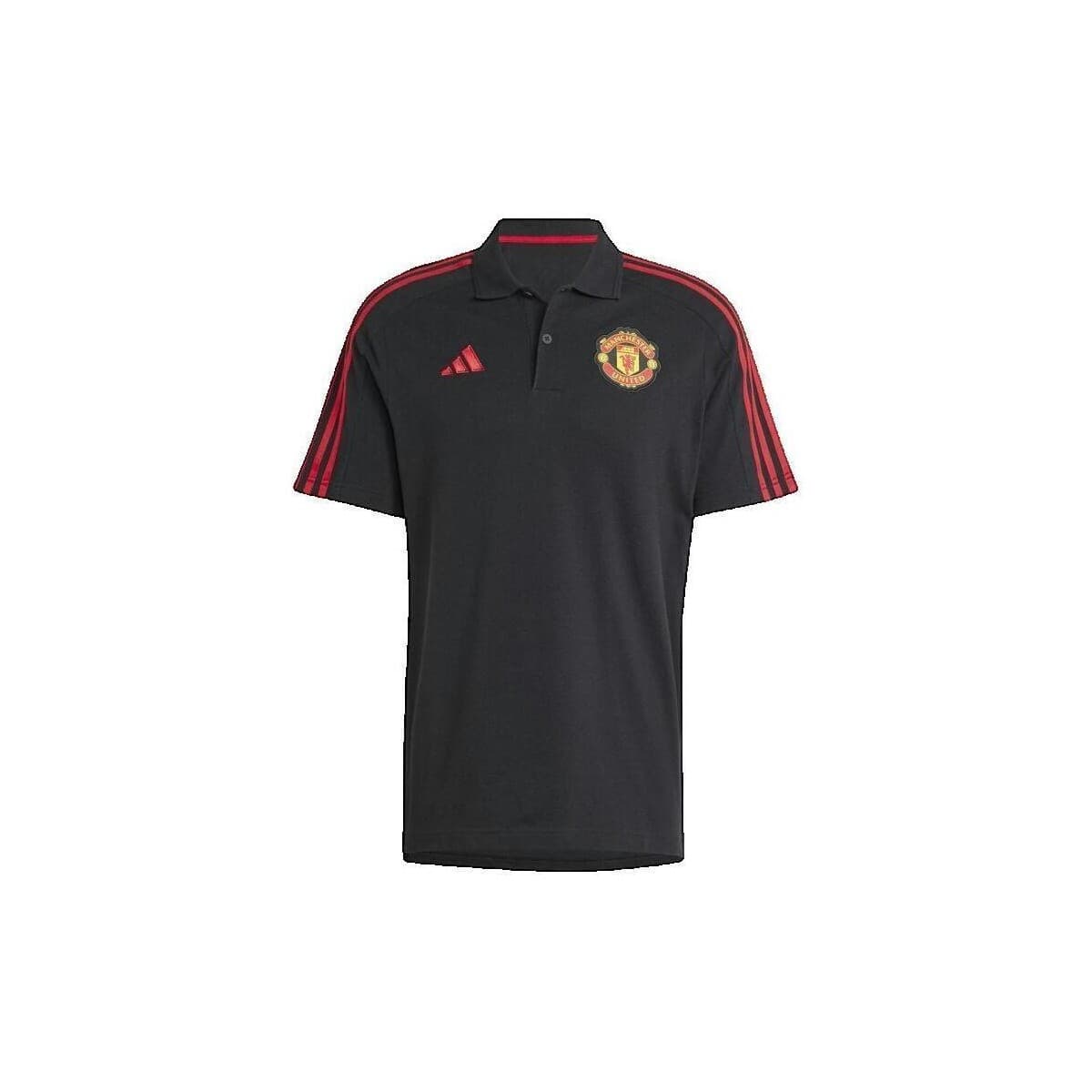 Πόλο με κοντά μανίκια adidas Polo Manchester United DNA noir