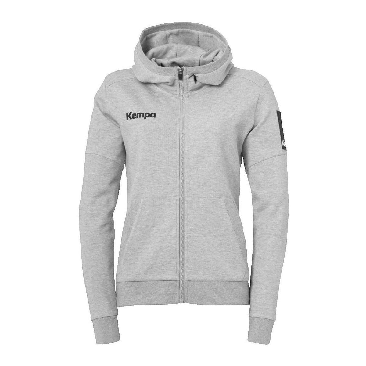Ζακέτα Kempa Veste Status à capuche gris pour femme
