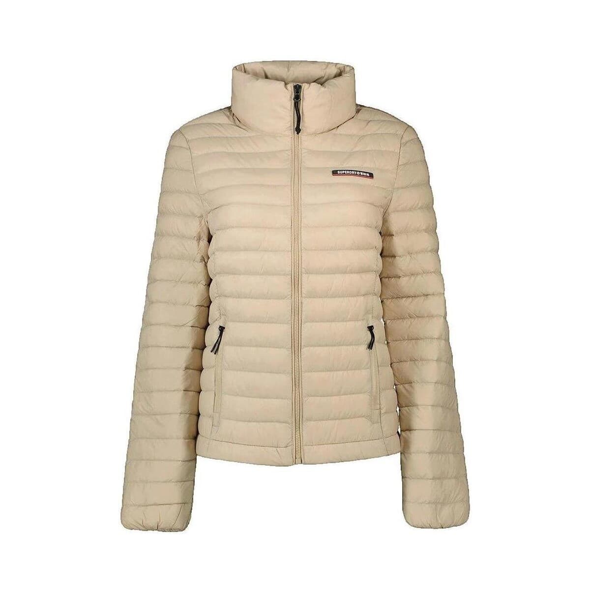 Χοντρό μπουφάν Superdry Doudoune Tech Core Beige