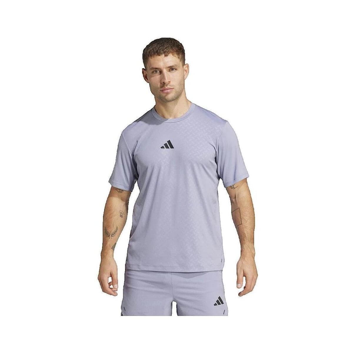 T-shirt με κοντά μανίκια adidas T-shirt Power 3-Stripes slim fit