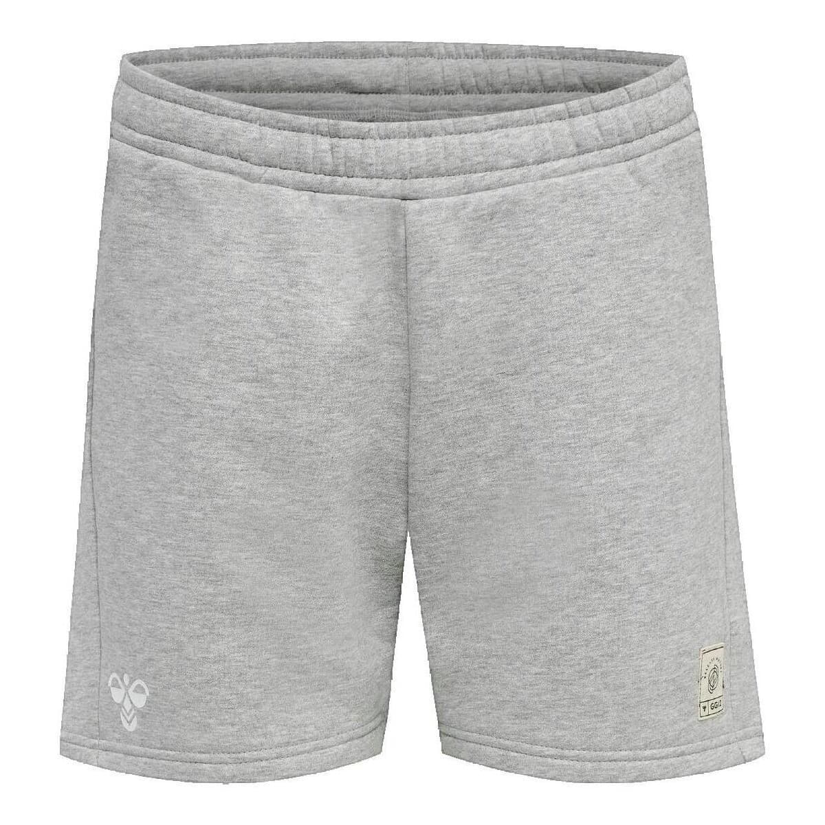 Shorts & Βερμούδες hummel Shorts Sweat en coton biologique gris