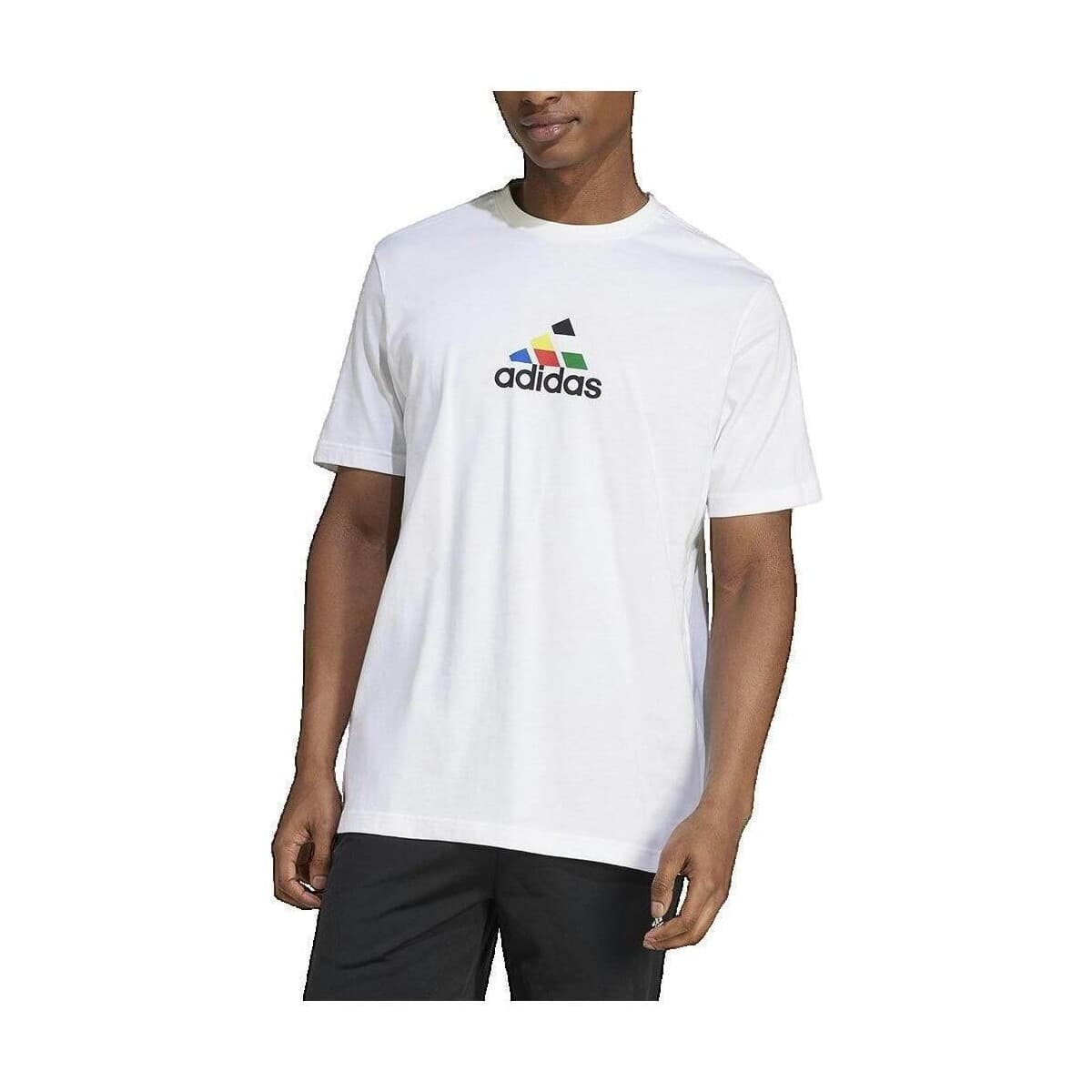 T-shirt με κοντά μανίκια adidas T-shirt House Of Tiro Nations blanc