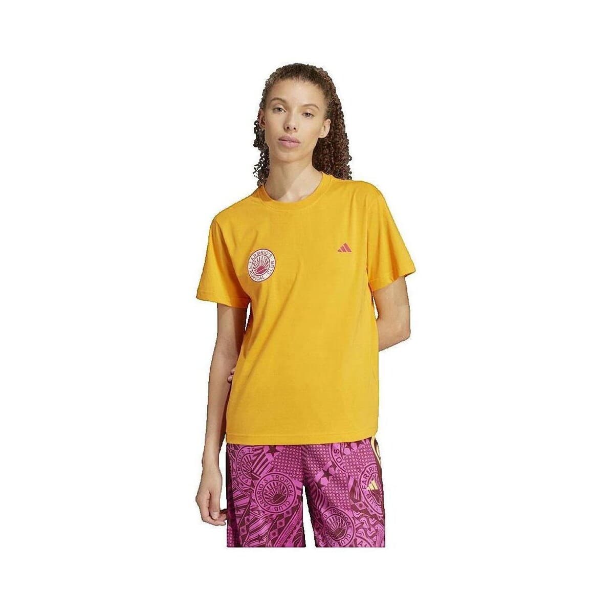 T-shirt με κοντά μανίκια adidas T-shirt X Farm Graphic orange