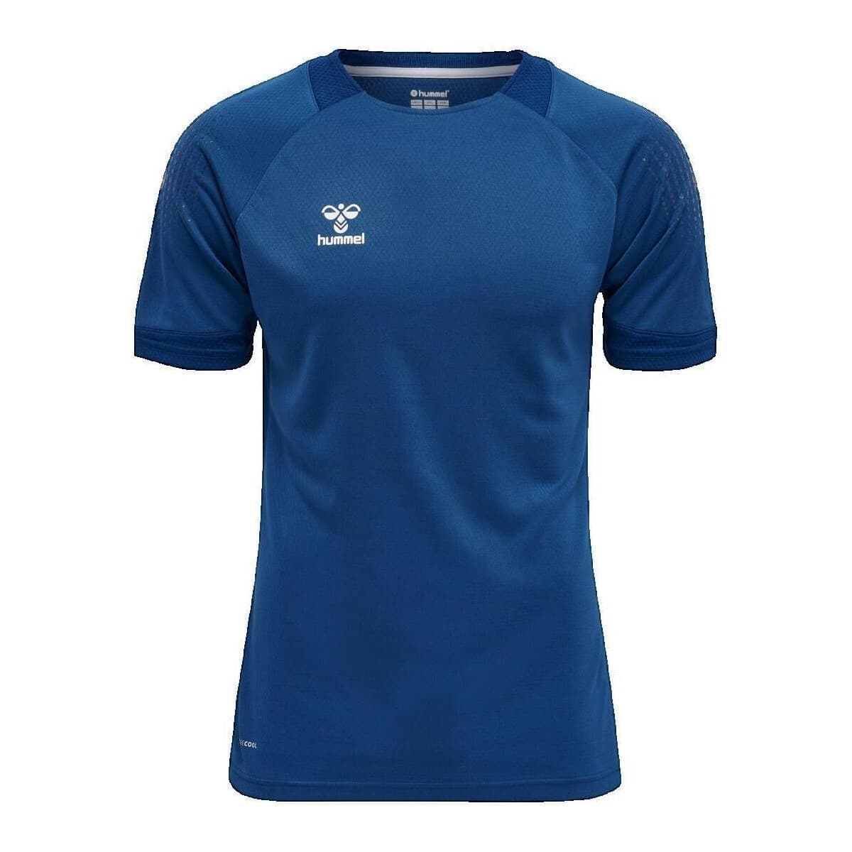T-shirt με κοντά μανίκια hummel T-shirt Lead bleu pour sport