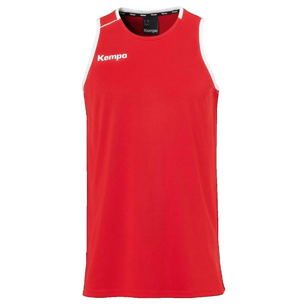 Αμάνικα/T-shirts χωρίς μανίκια Kempa Débardeur Player rouge et blanc