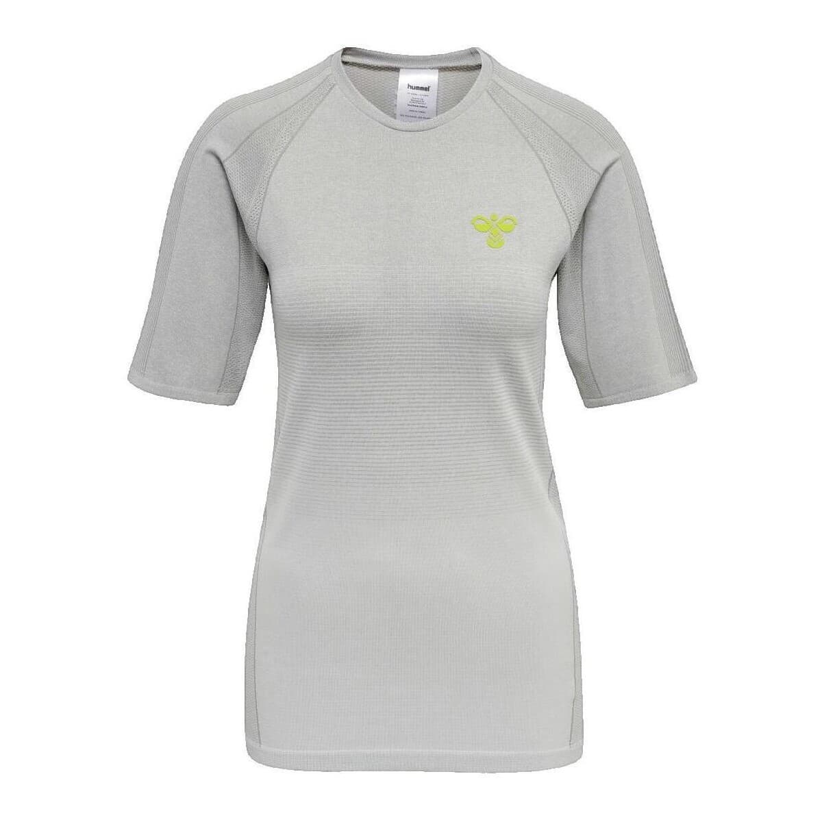 T-shirt με κοντά μανίκια hummel T-shirt ajusté gris pour entraînement femme