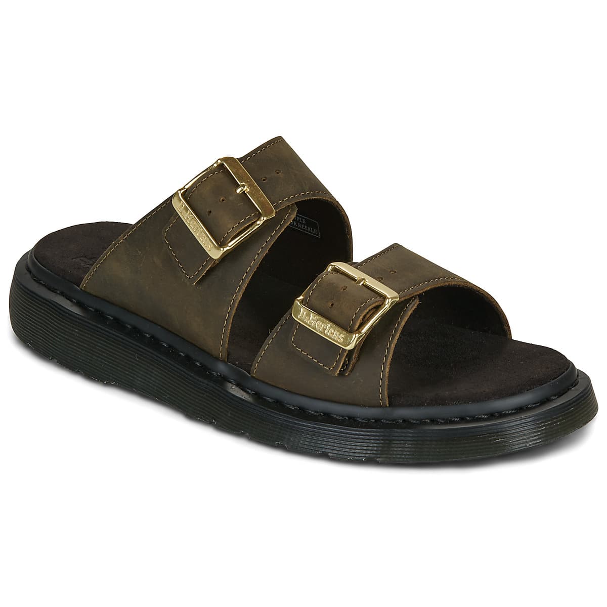 Mules Dr. Martens Josef Slide Sandal DMs Olive Wyoming