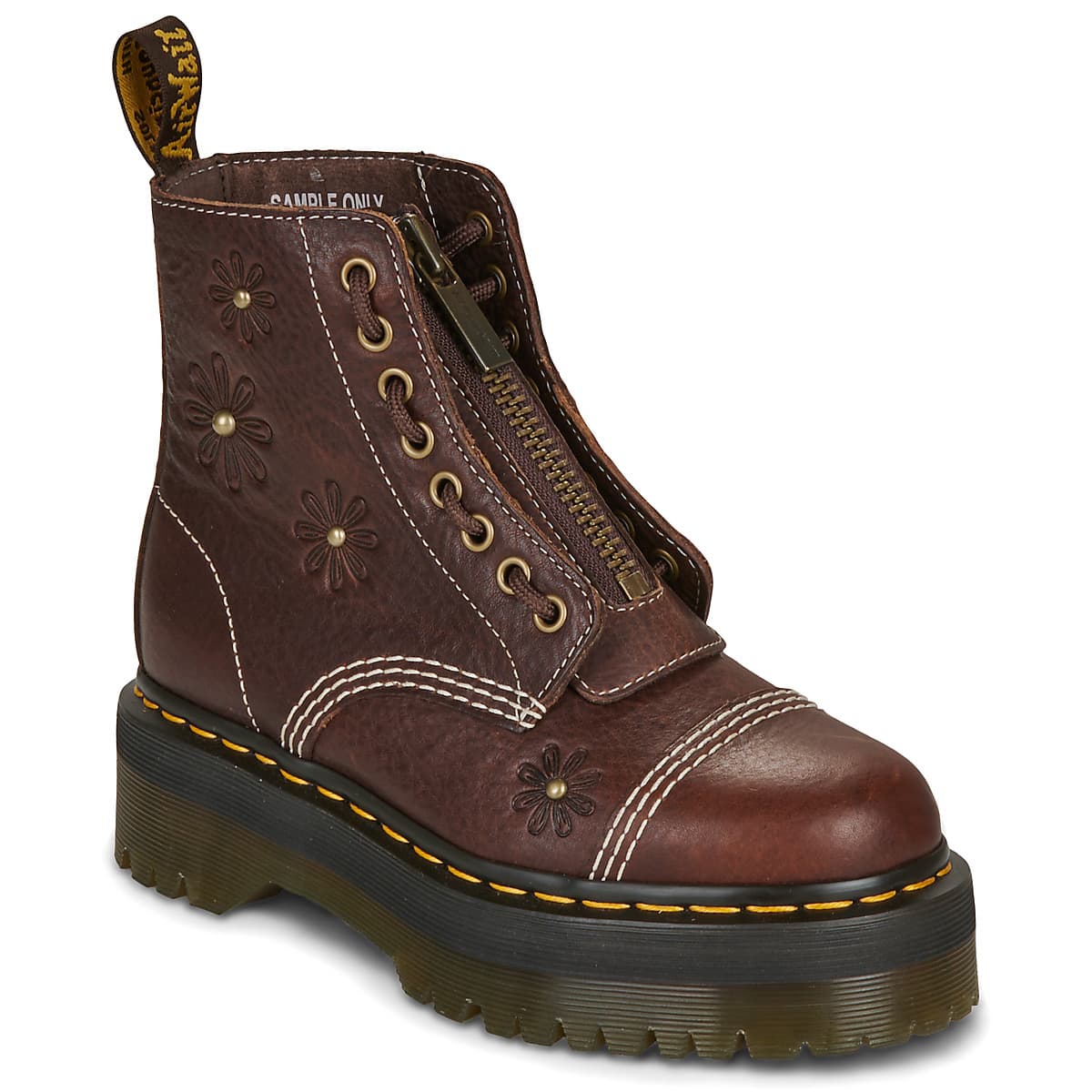 Μπότες Dr. Martens Sinclair Flower Dark Brown Grizzly