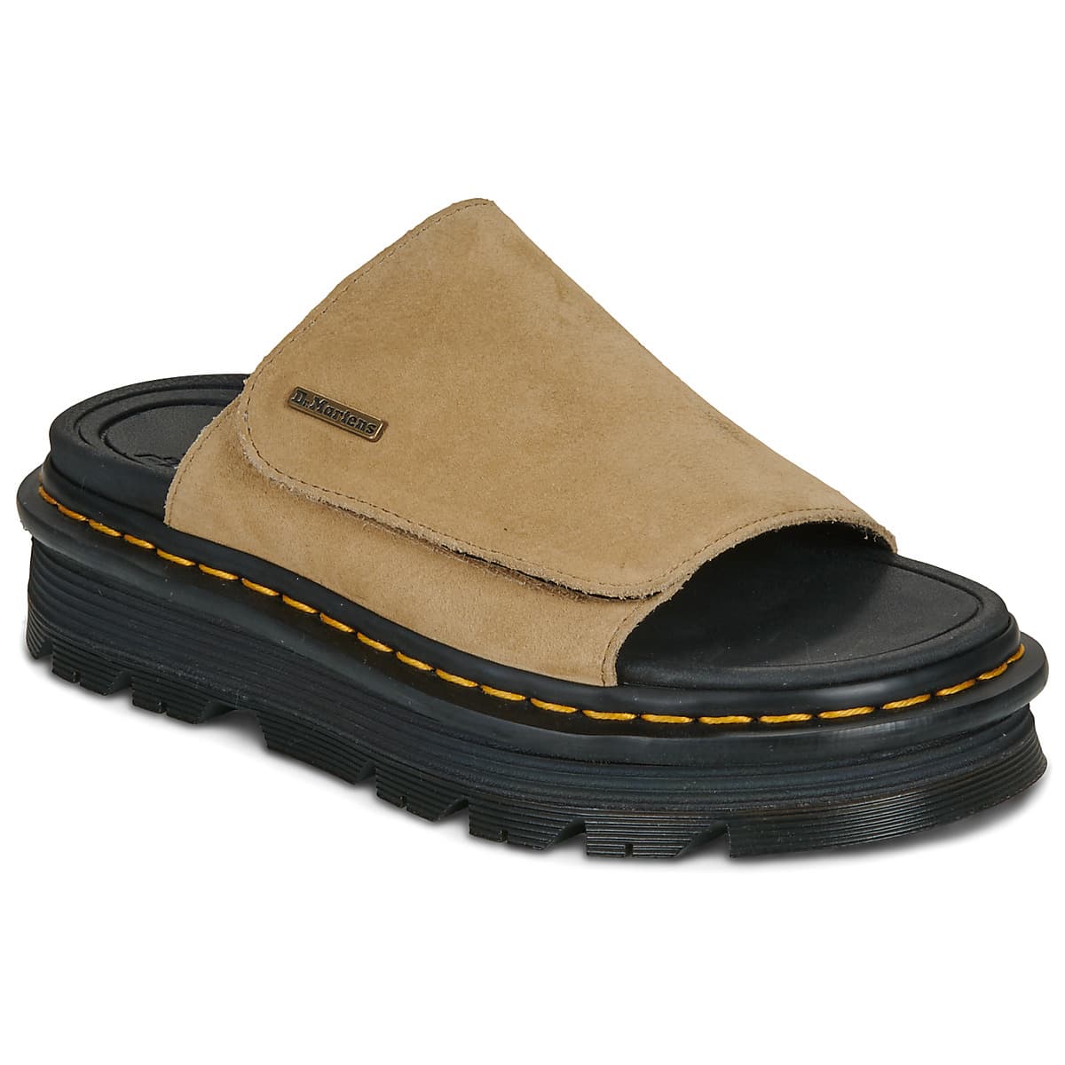 Mules Dr. Martens ZebZag Slide Savannah Tan EH Suede