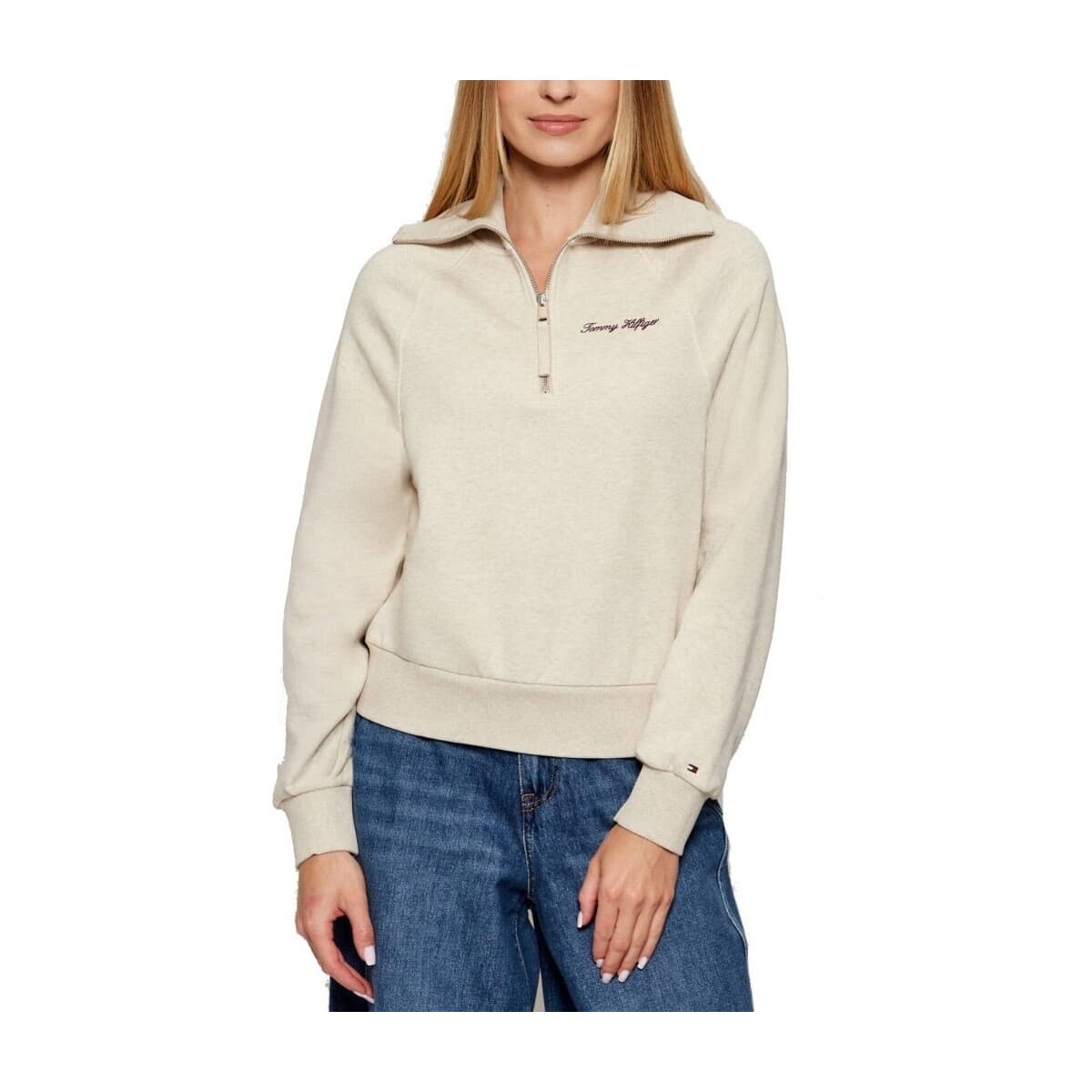 Πουλόβερ Tommy Hilfiger CLASSIC SCRIPT FLEECE HA