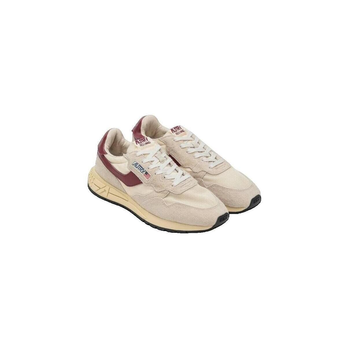 Xαμηλά Sneakers Autry Baskets Reelwind Low écru et bordeaux