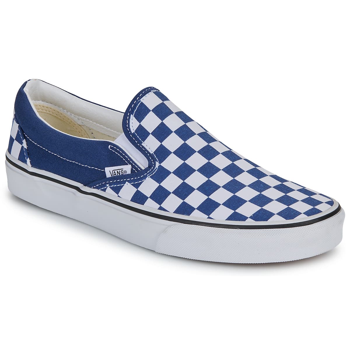 Slip on Vans Classic Slip-On COLOR THEORY CHECKERBOARD Deep Indigo