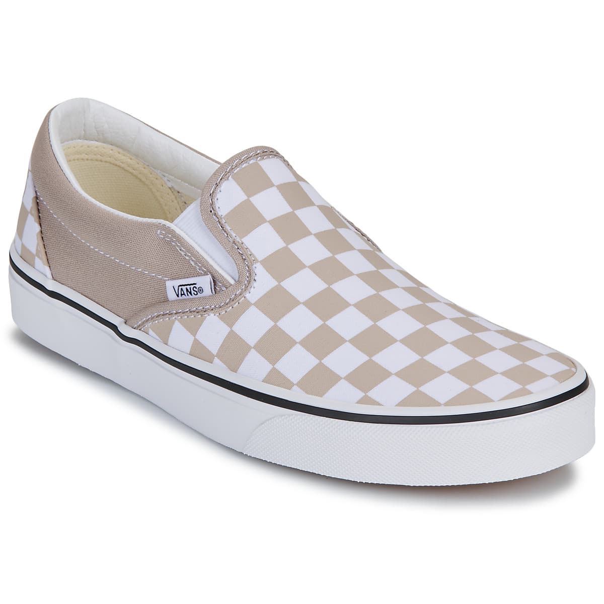 Slip on Vans Classic Slip-On COLOR THEORY CHECKERBOARD MUSHROOM