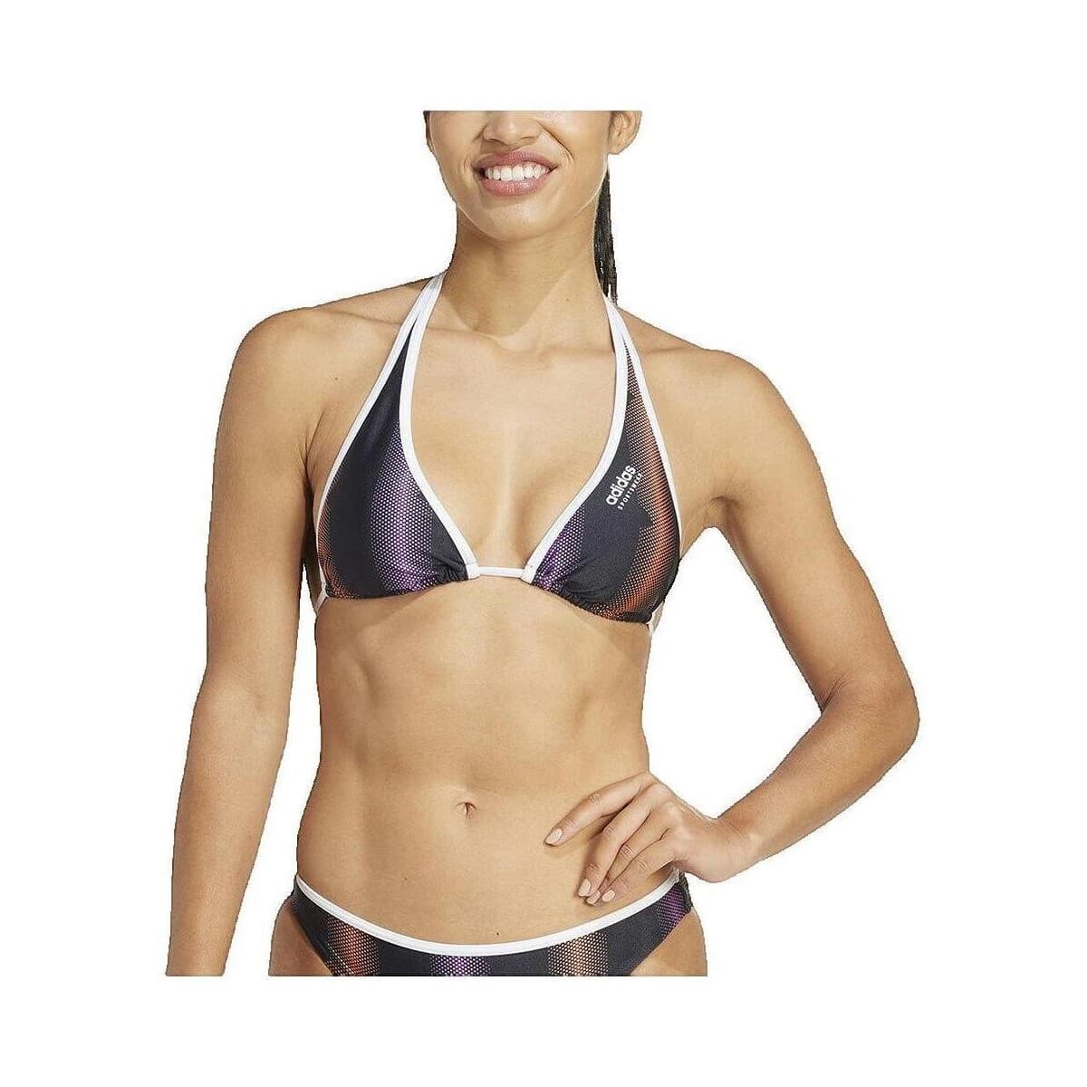Μαγιό μόνο το πάνω ή κάτω μέρος adidas Bikini 2 pièces Tiro Neckholder noir