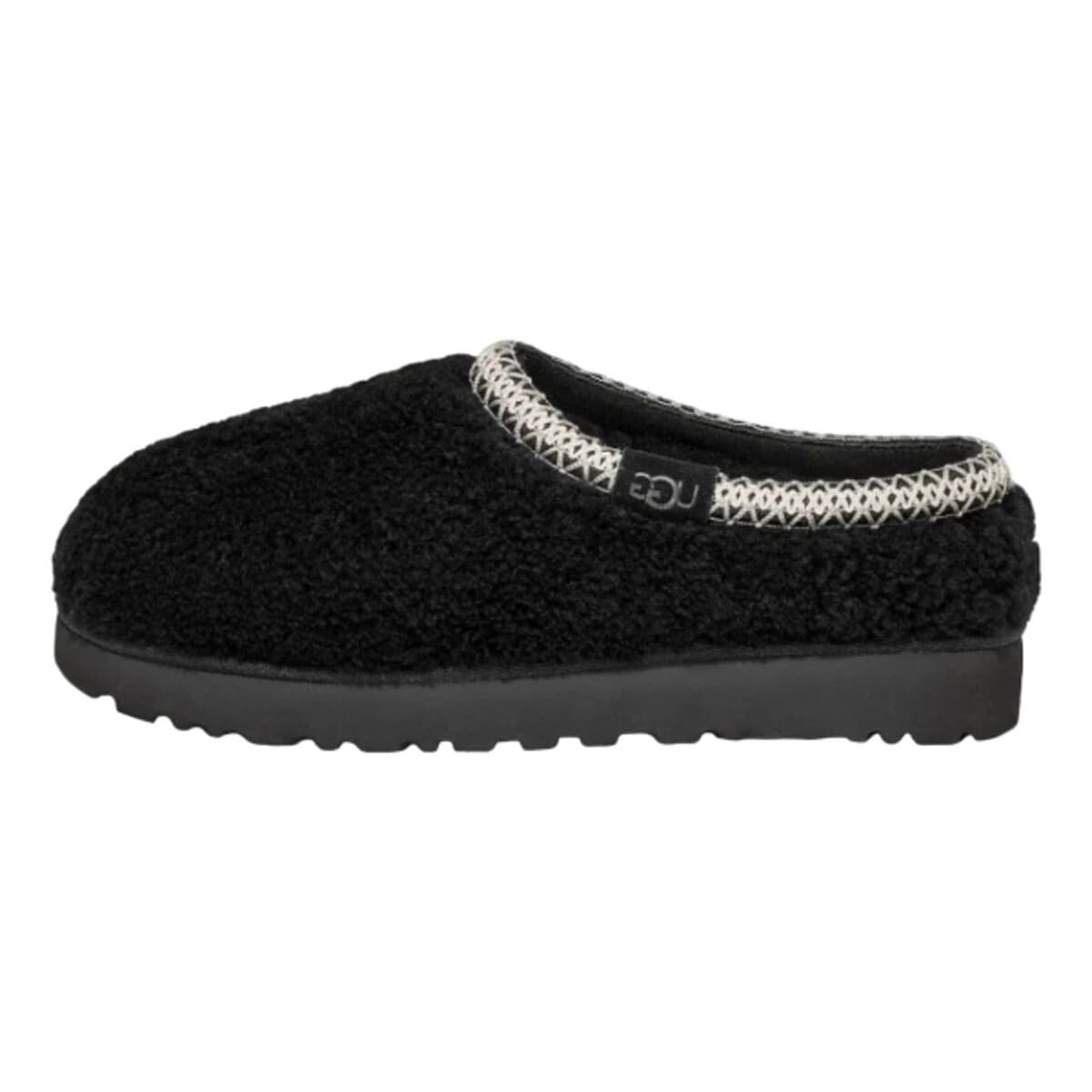 Παντόφλες UGG Tasman Maxi Curly Slipper Black