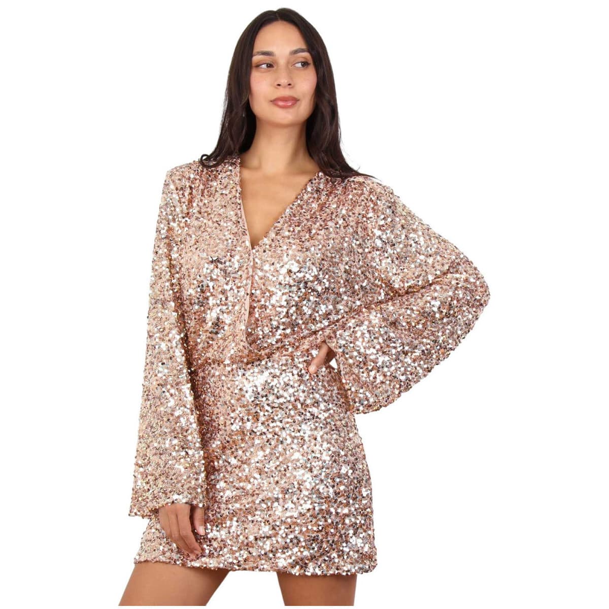 Κοντά Φορέματα La Modeuse 76642_P181525